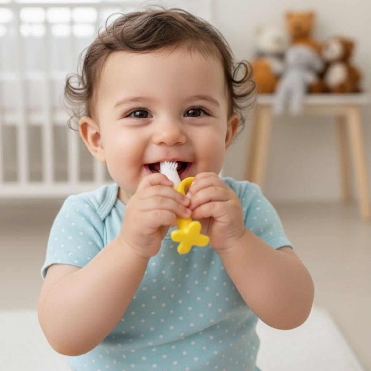 Muz Şekilli Diş Kaşıma Aparatı – Bebekler İçin Silikon Diş Kaşıyıcı, Diş Çıkarma Oyuncağı