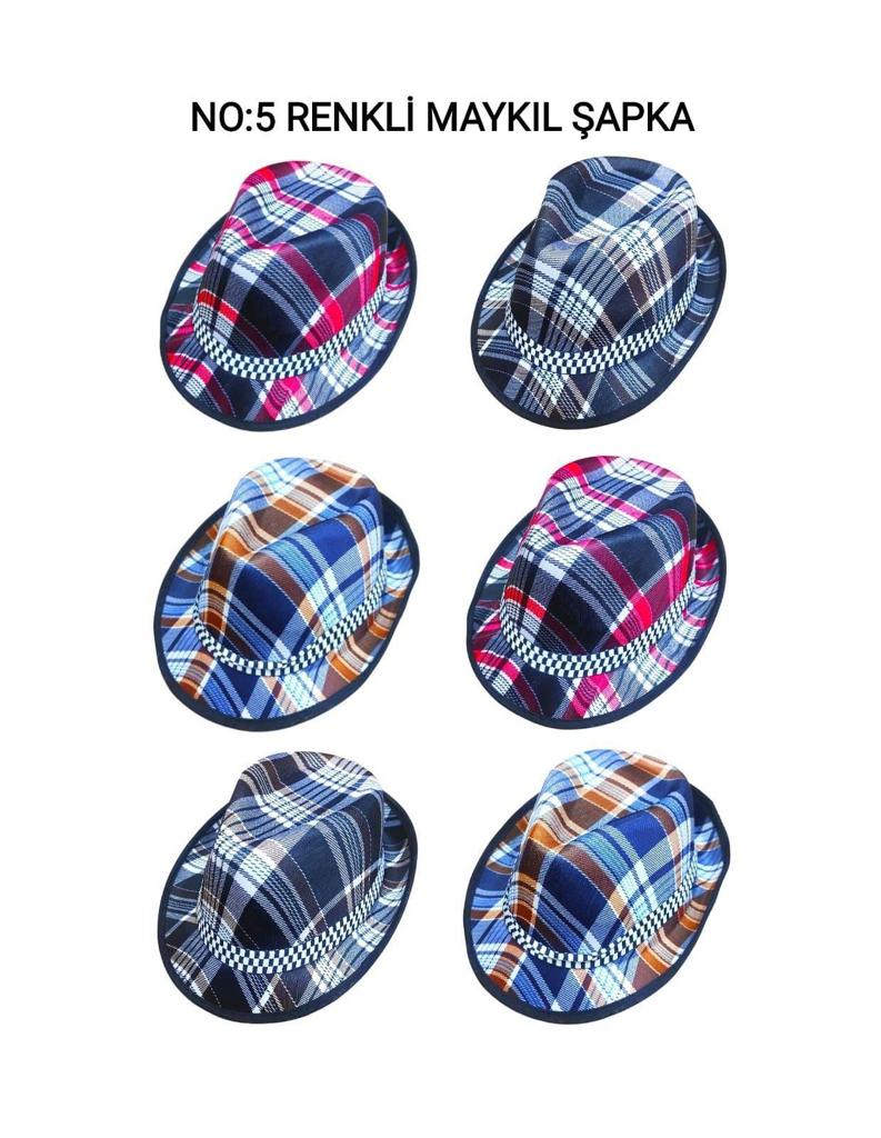 NO-5 RENKLİ MAYKIL ŞAPKA