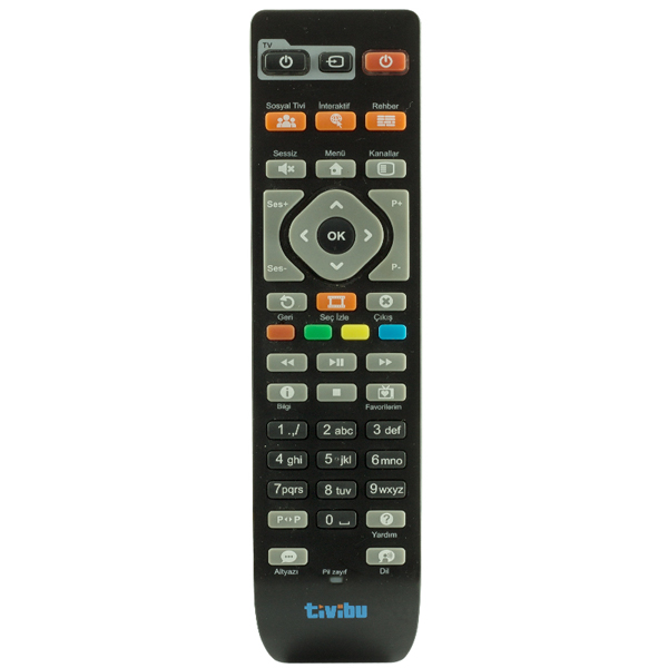 ORJİNAL KR TİVİBU AİRTİES HD BLİSTERLİ ORJİNAL UYDU KUMANDA(RENKLİ TUŞLAR ALTTA)(MENÜ TUŞU VE 1 NOLU TUŞA BS (3 PİLLİ AA (81)