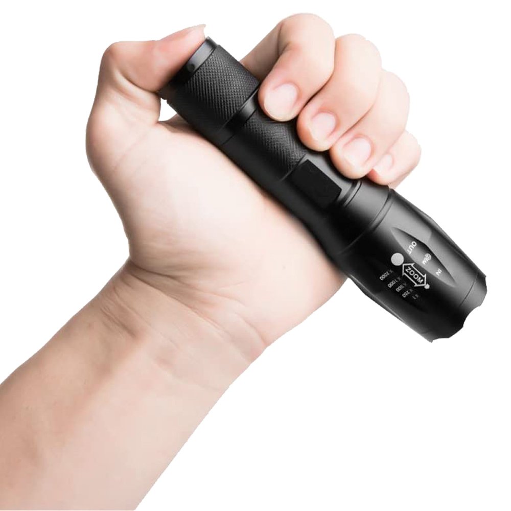 PİLLİ ZOOMLU FLASH ÖZELLİKLİ POWER LEDLİ EL FENERİ