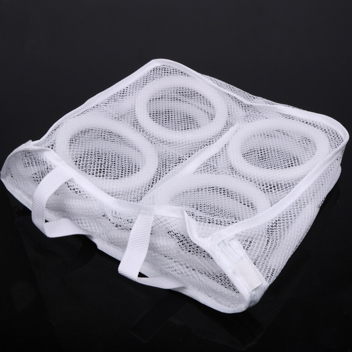 Pratik Çamaşır Makinesi Kapağa Bağlamalı Ayakkabı Yıkama Filesi