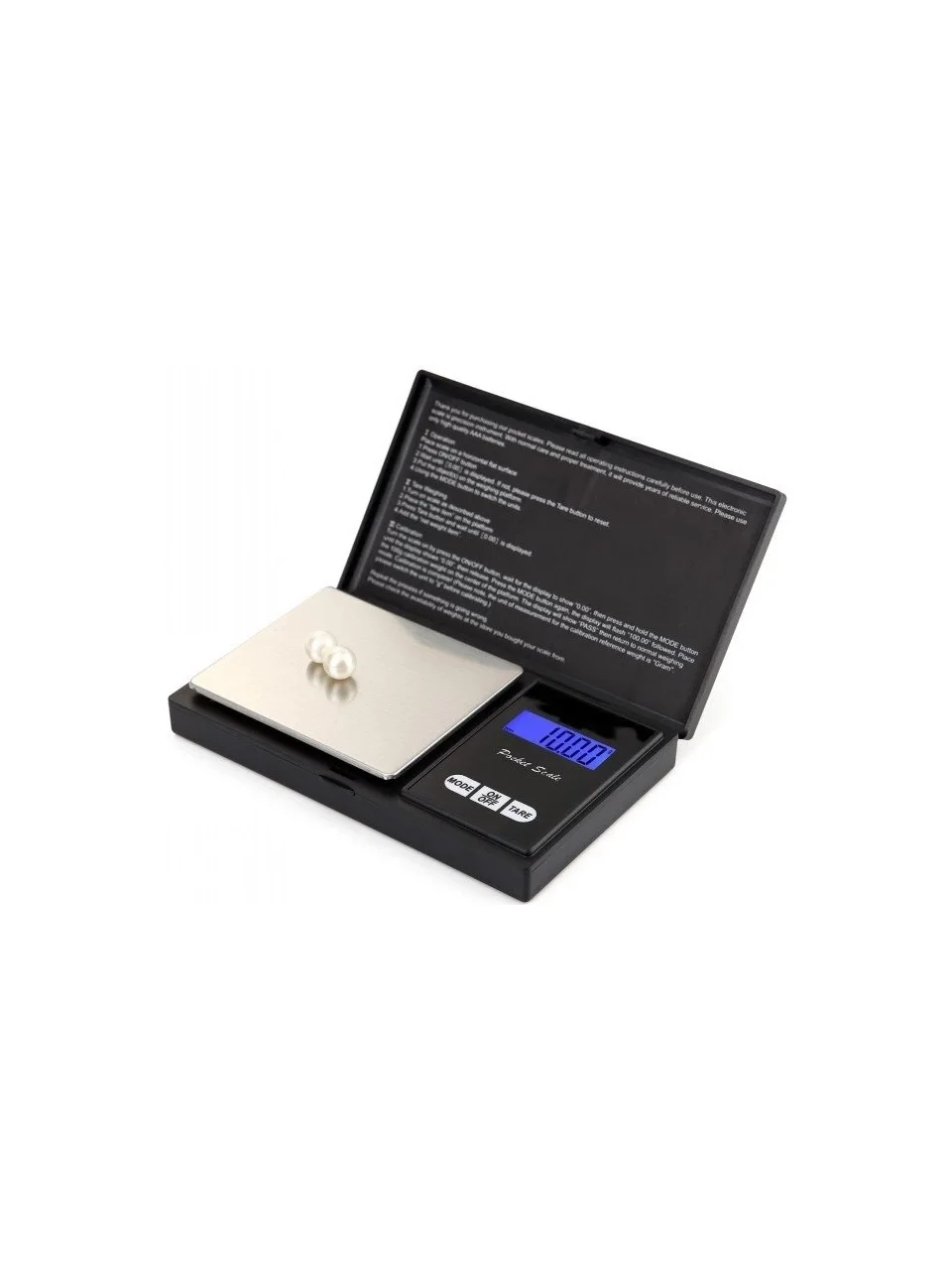 Professional Hassas Terazi 500 gram Kapasiteli 0.1 Hassasiyetli Dijital Kapaklı Tartı