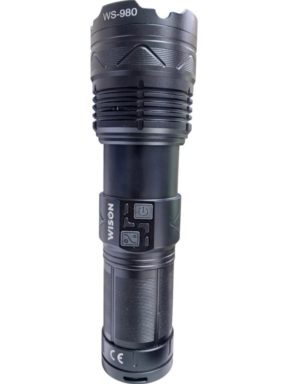 Profesyonel Zoomlu El Feneri | 60w – 7000 Lümen – 13.200 Mah – Type‑c – Metal Gövde