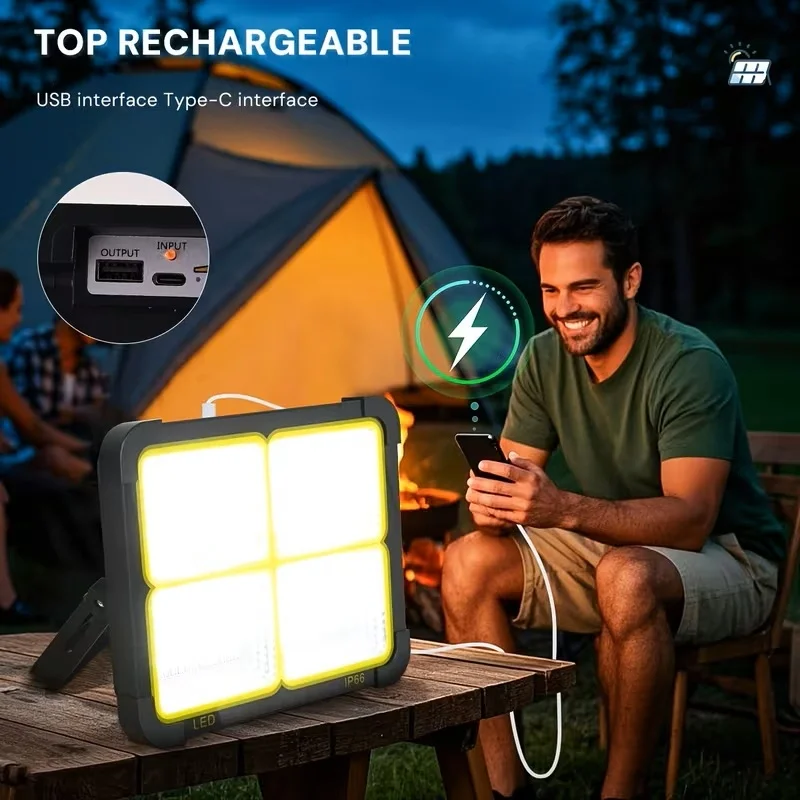 ProKAMA Ledli Solar Projektör 200W BK-200W