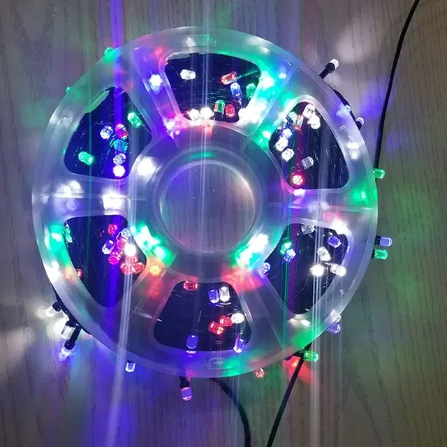 Renkli Vip Profesyonel 25 Metre Renkli LED Işık 220V Fişli Renkli