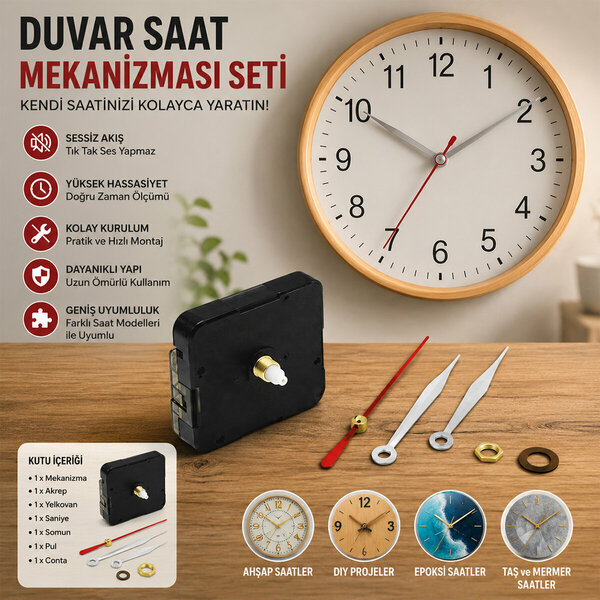 SAAT MEKANİZMA SETİ