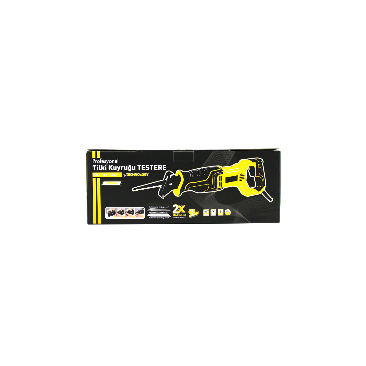 SARI TİLKİ KUYRUĞU ELEKTRİKLİ TESTERE 230V 0-2800 RPM ASR-624