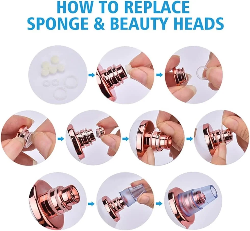 Şarjlı Siyah Nokta Temizleme Cihazı 5 Başlıklı