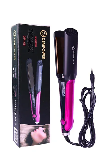 Seramik Kaplı Pembe Detay Saç Düzleştirici