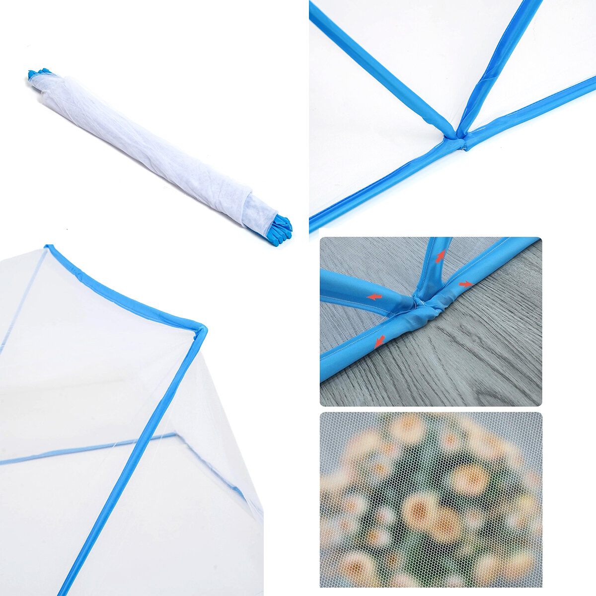 SİNEK KORUYUCU CİBİNLİK - TÜL ÇOCUK - BEBEK PORTATİF KULLANIM 50X125CM
