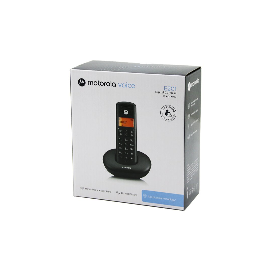 SİYAH DİJİTAL KABLOSUZ - TELSİZ TELEFON ARAYAN NO GÖRME 50 HAFIZA 300M ALAN E-201