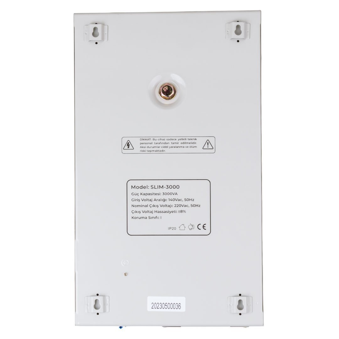 SLIM-3000 OTOMATİK 1800 WATT 3000VA VOLTAJ REGÜLATÖRÜ (81)