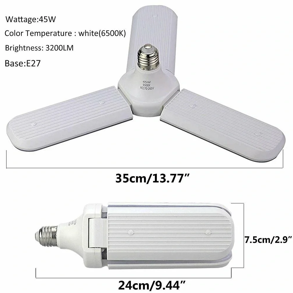 Sunlife Beyaz Işık 3 Pervaneli 45 Watt Tasarruflu