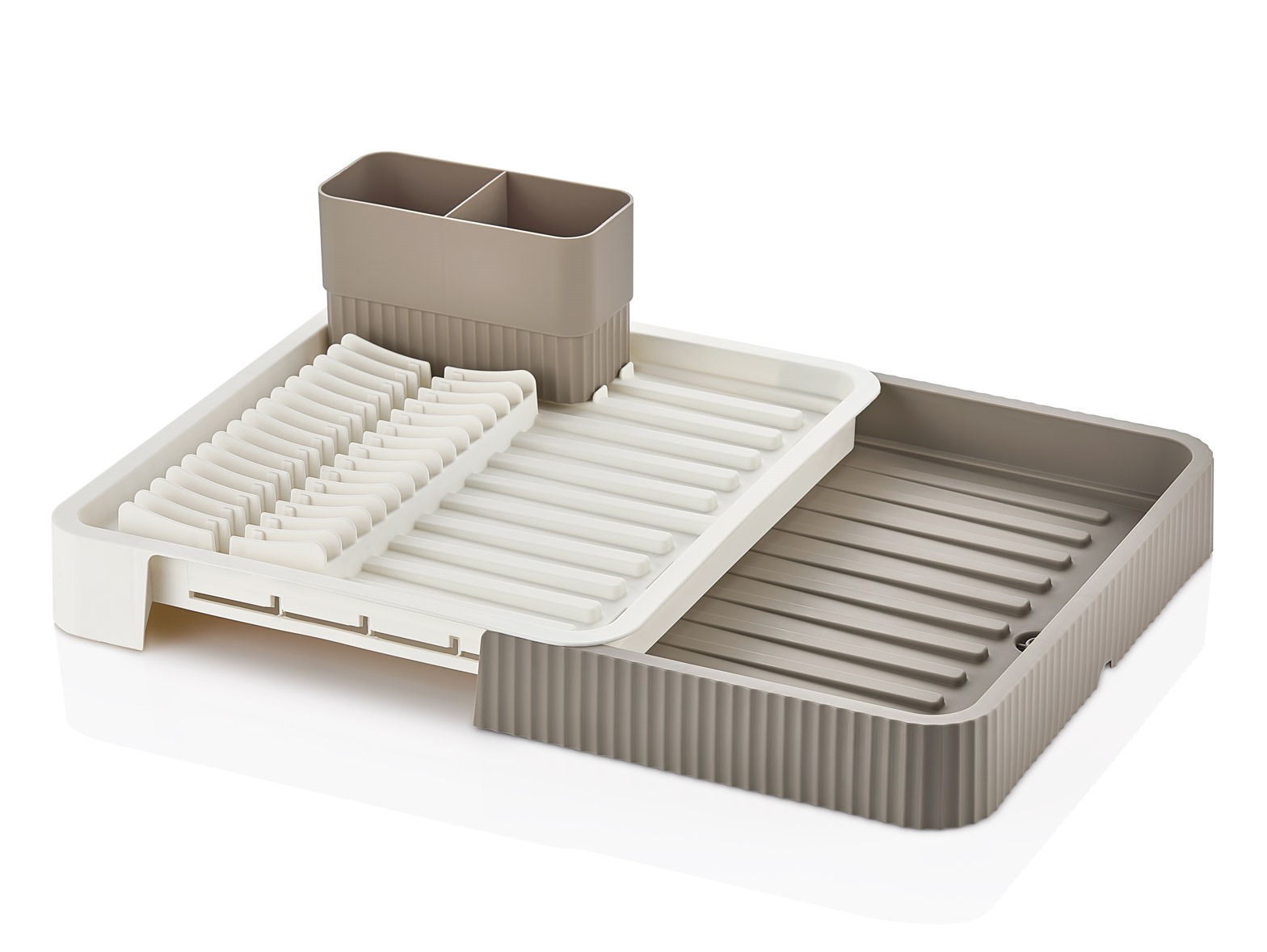 SÜRGÜLÜ  BULAŞIKLIK PLASTİK  32.5CM X 35.5CM - 51.5 X 35.5CM - GRİ RENK