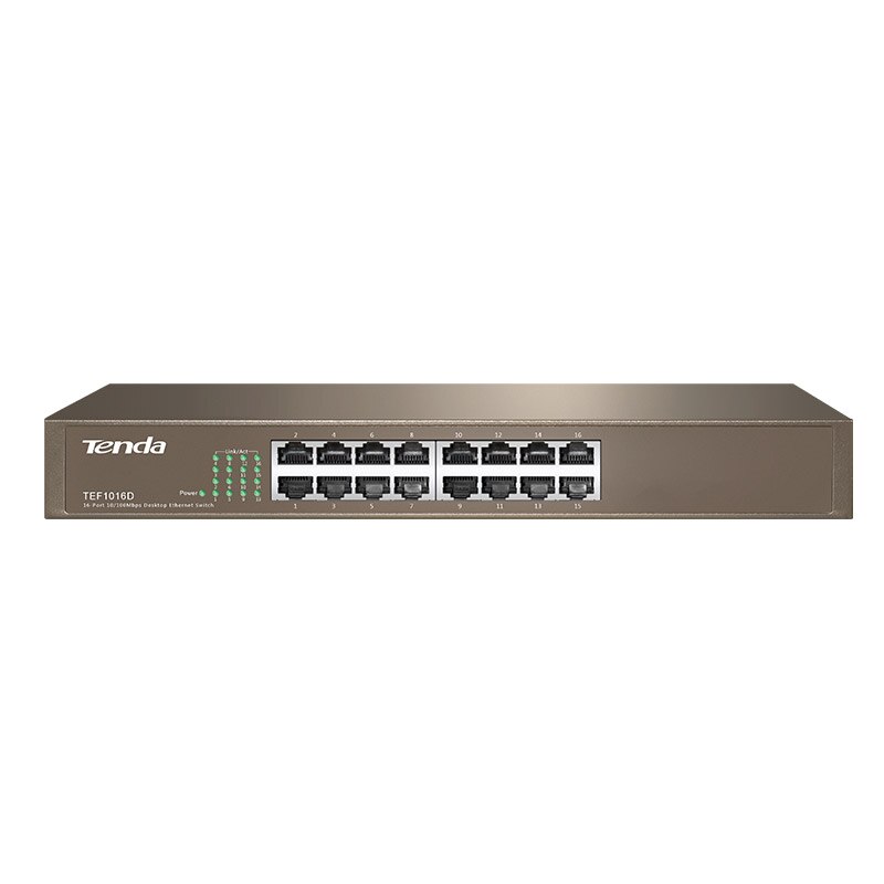 TENDA TEF1016D 16 PORT 10/100 MBPS ETHERNET SWITCH