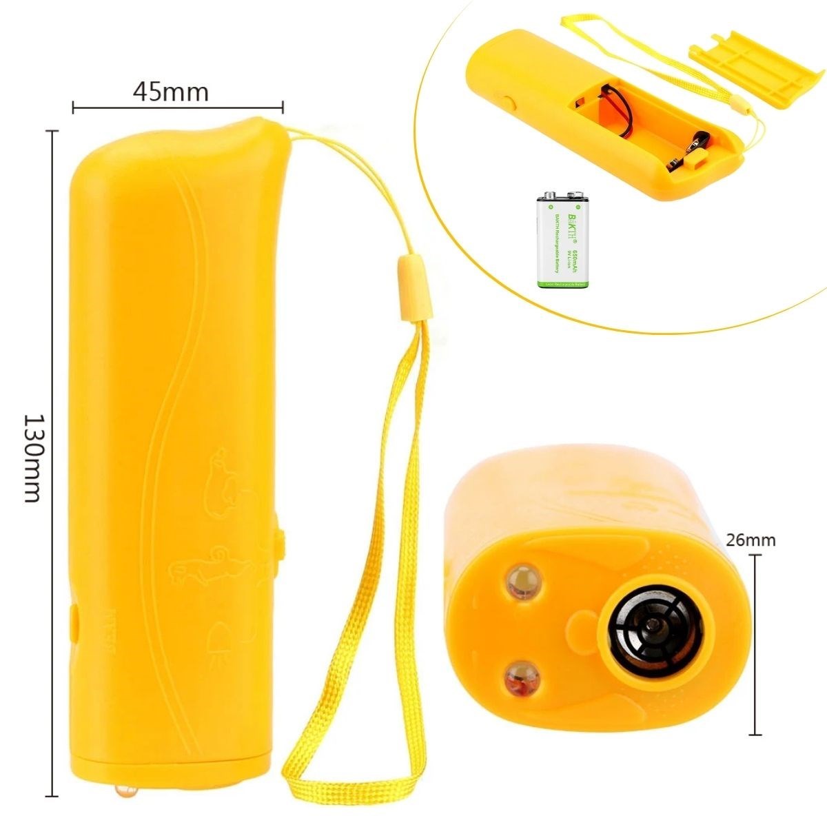 Ultrasonik Köpeksavar Köpek Kovucu Köpek Kornası Eğitim Cihazı