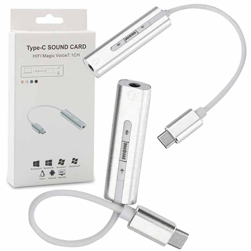 USB 3.1 TYPE C TO 3.5 MM AUDIO ÇEVİRİCİ 10 CM KABLOLU (S-LINK SL-USB-C82)