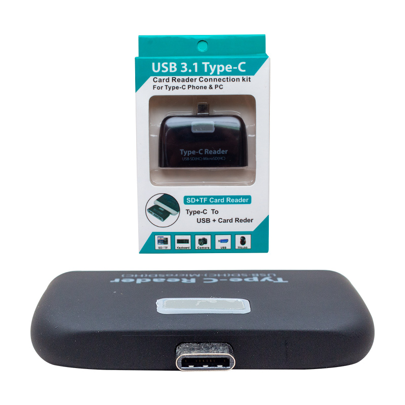 USB TYPE-C 3.1 SD+TF KART OKUYUCU KİT