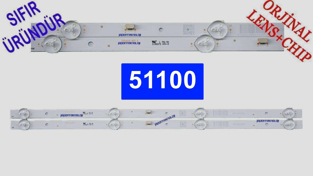 WKSET-6100 36506X2 SHİNEON 2D04018 REV.A 2 ADET LED BAR