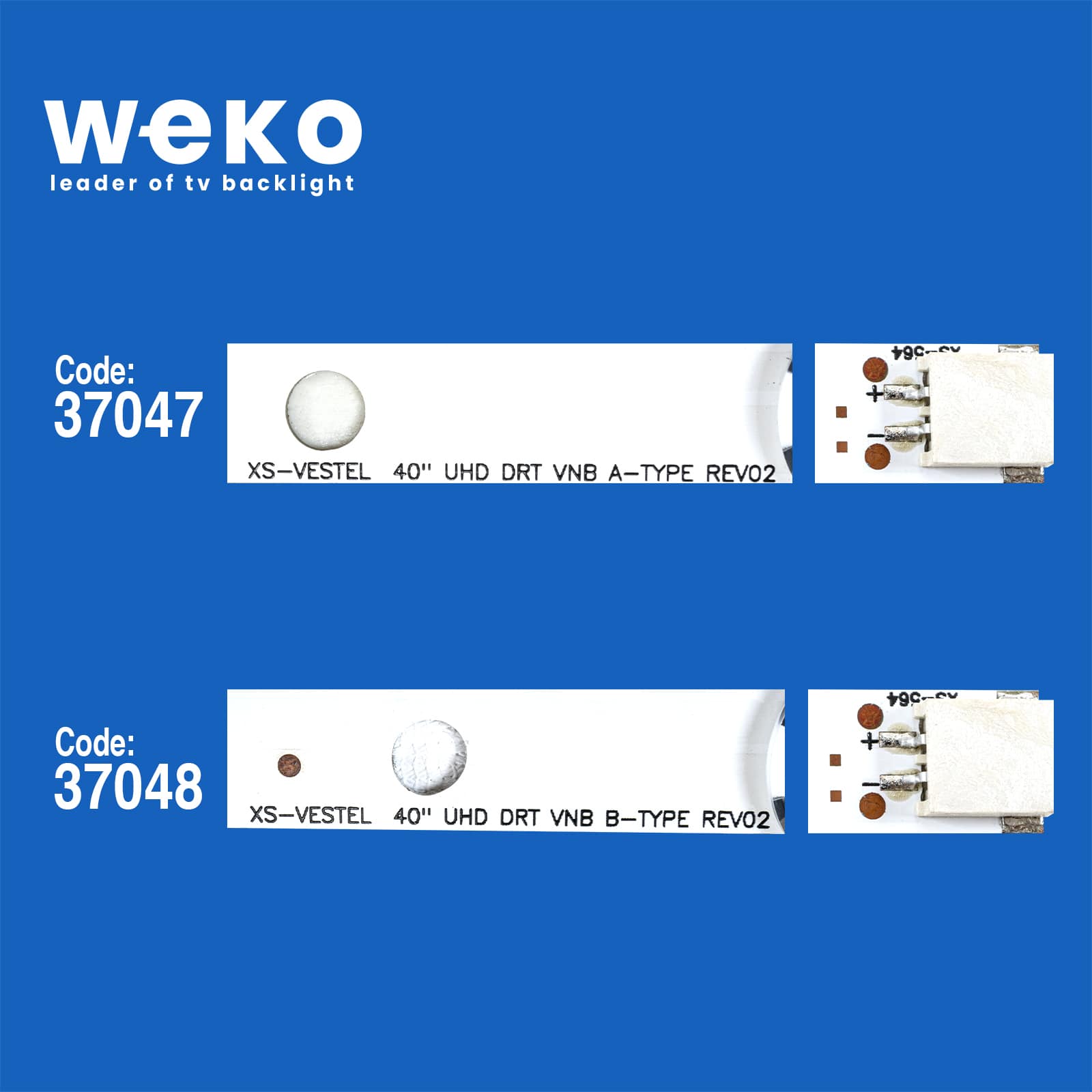 WKSET-6311 37047X2 37048X1 JL.D40091330-078A/HS-M  3 ADET LED BAR