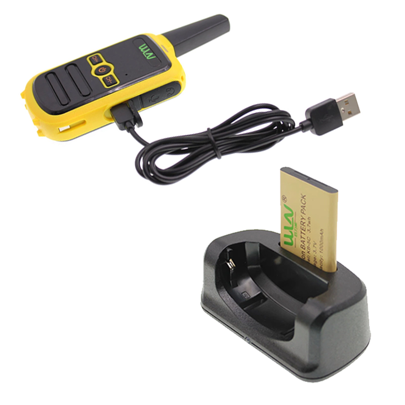 WLN KD-C51 16 KANAL TEKLİ TELSİZ SARI KASA ŞARJ ALETİ DAHİL (3-5 KM) (81)