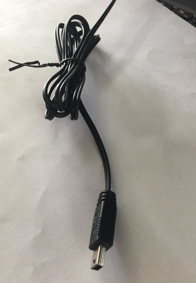 YERLİ ÜRETİM 1.2 METRE 18/0.10BS*2F MİNİ USB YEDEK ADAPTÖR KABLOSU