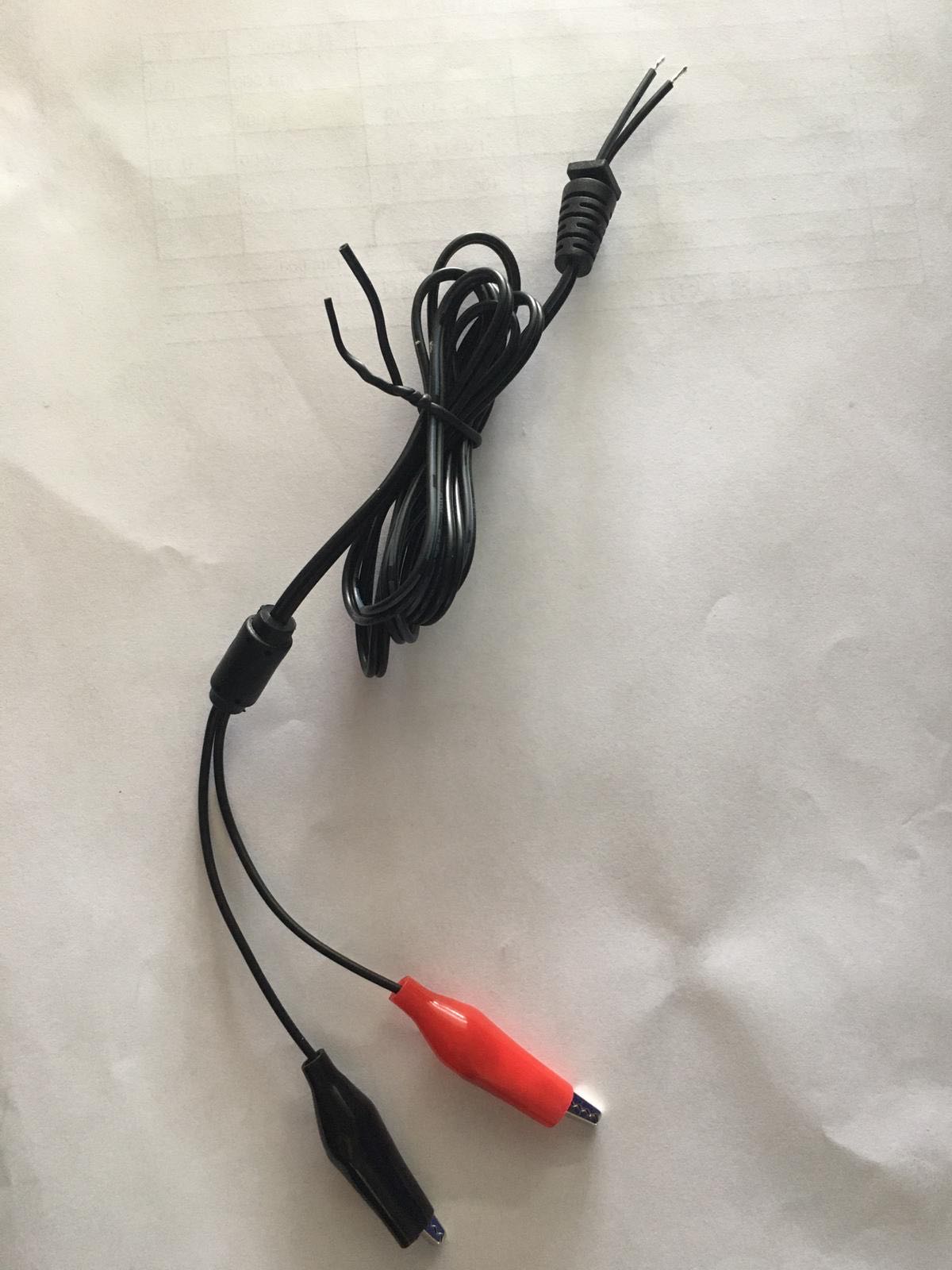 YERLİ ÜRETİM 1.2 METRE KROKODİL UÇLU YEDEK ADAPTÖR KABLOSU