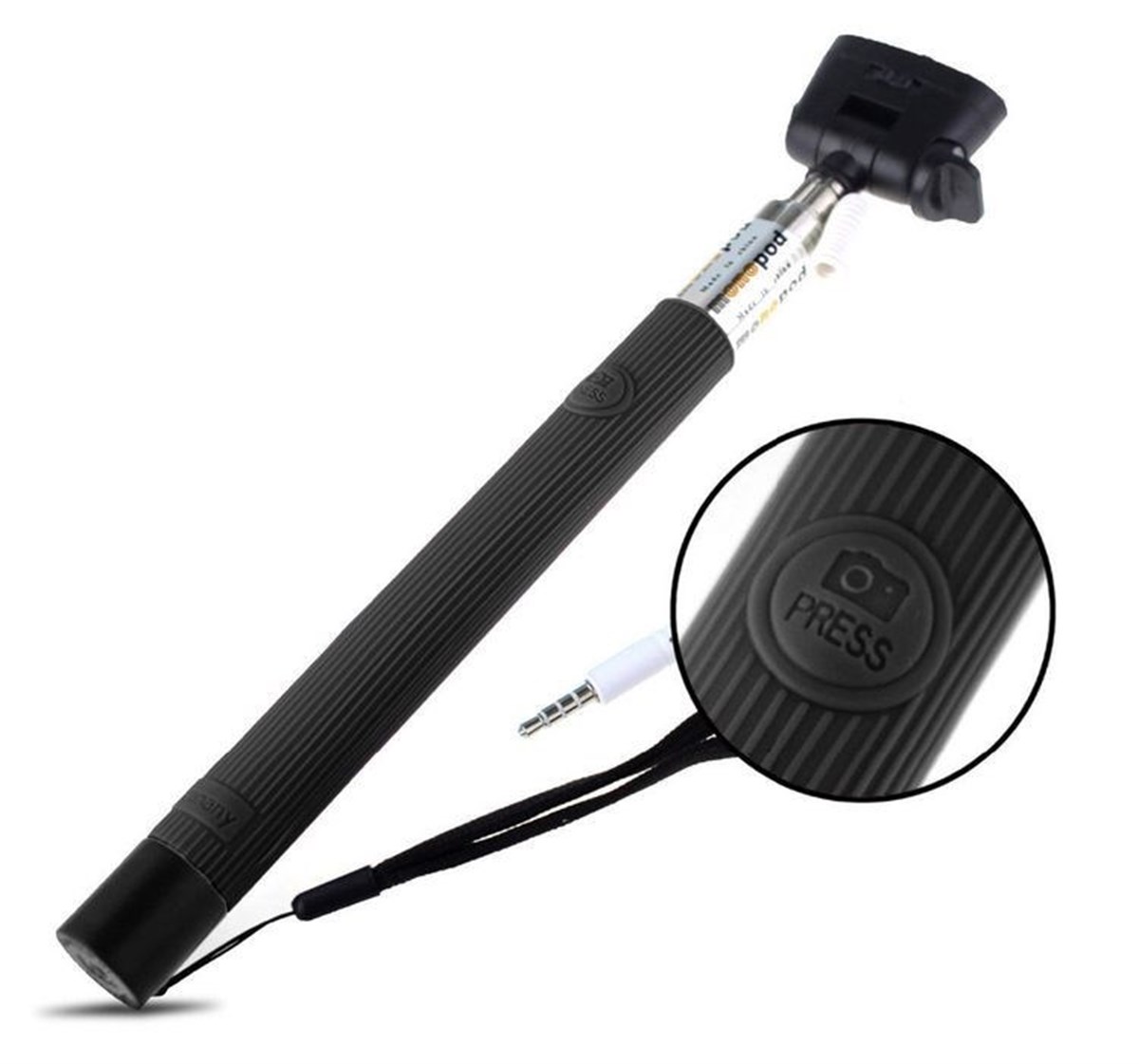 3.5mm Jak Girişli Tüm Telefonlara Uygun Selfie Özçekim Çubuğu