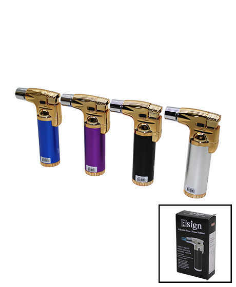 3LÜ ÇIKIŞ PÜRMÜZLÜ ORTA BOY ÇAKMAK GOLD KAFA - RENKLİ GÖVDE