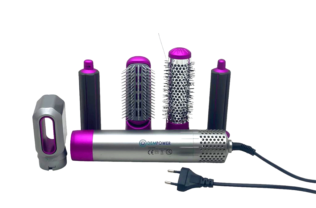 5 BAŞLIKLI SAÇ ŞEKİLLENDİRİCİ SET ANTİ-STATİK ETKİLİ