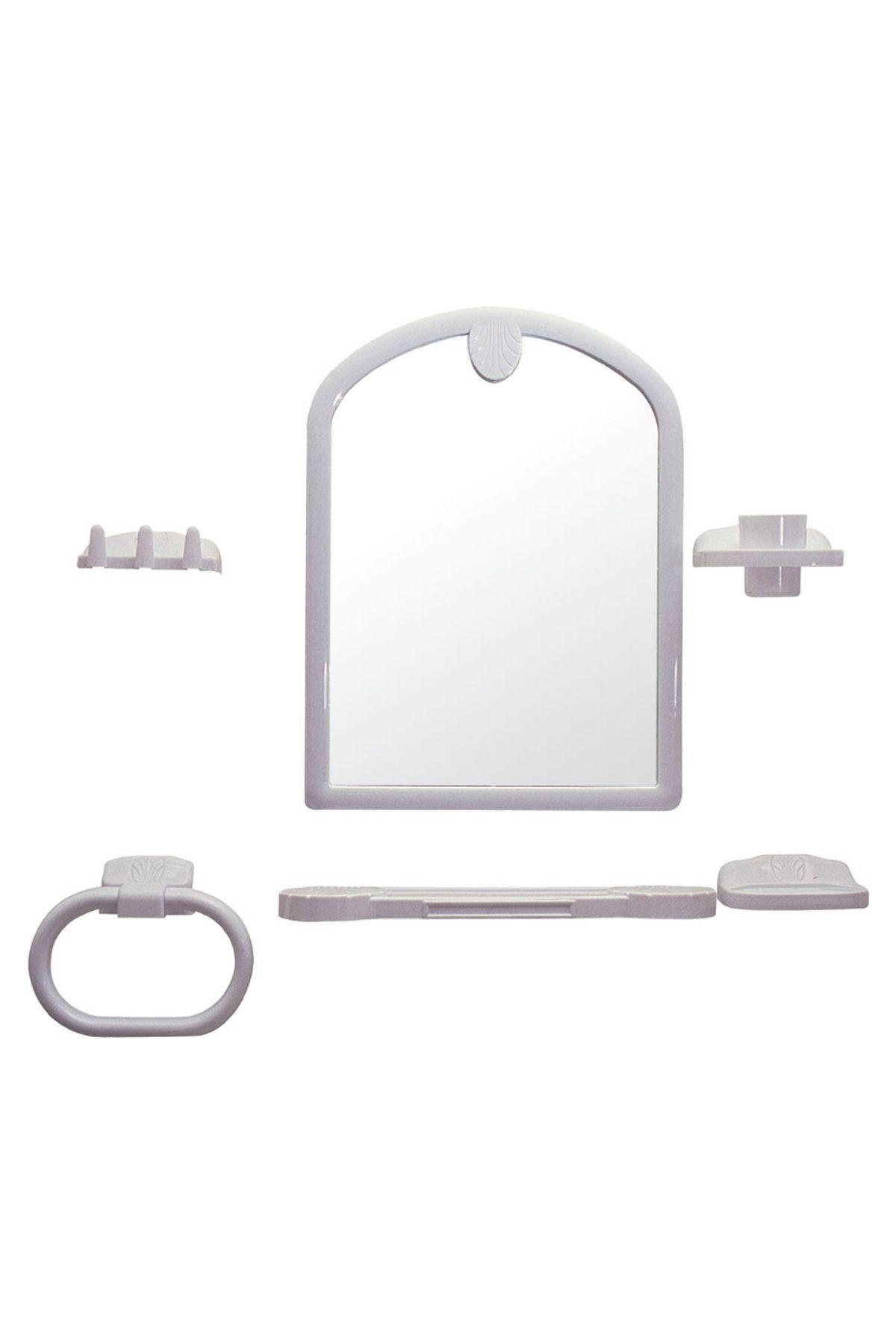 6 Parça Büyük Kubbeli Banyo İçin Ayna Seti