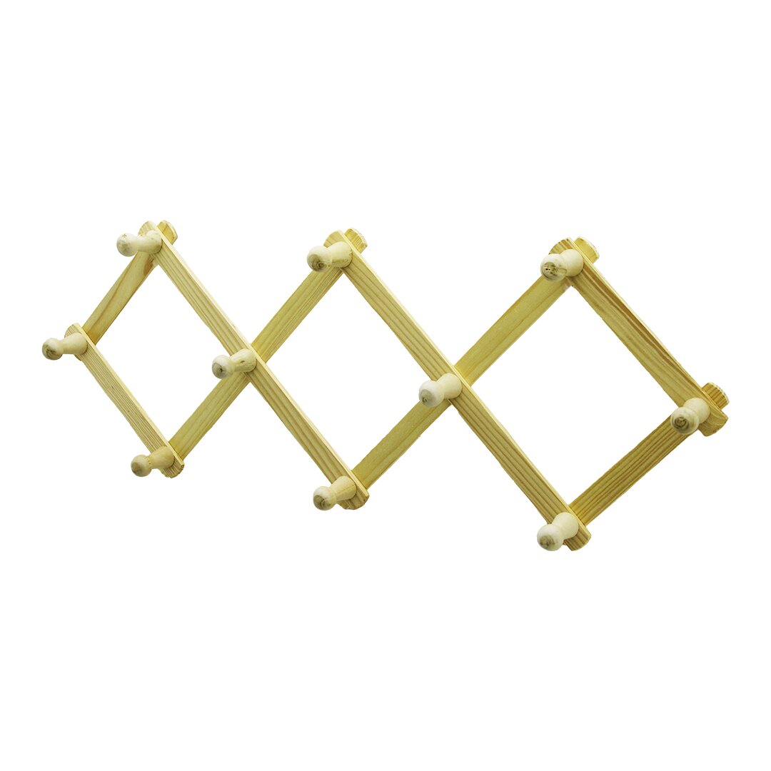 AHŞAP - EKO   10 KOLLU  AKORDİYON DUVAR ASKISI