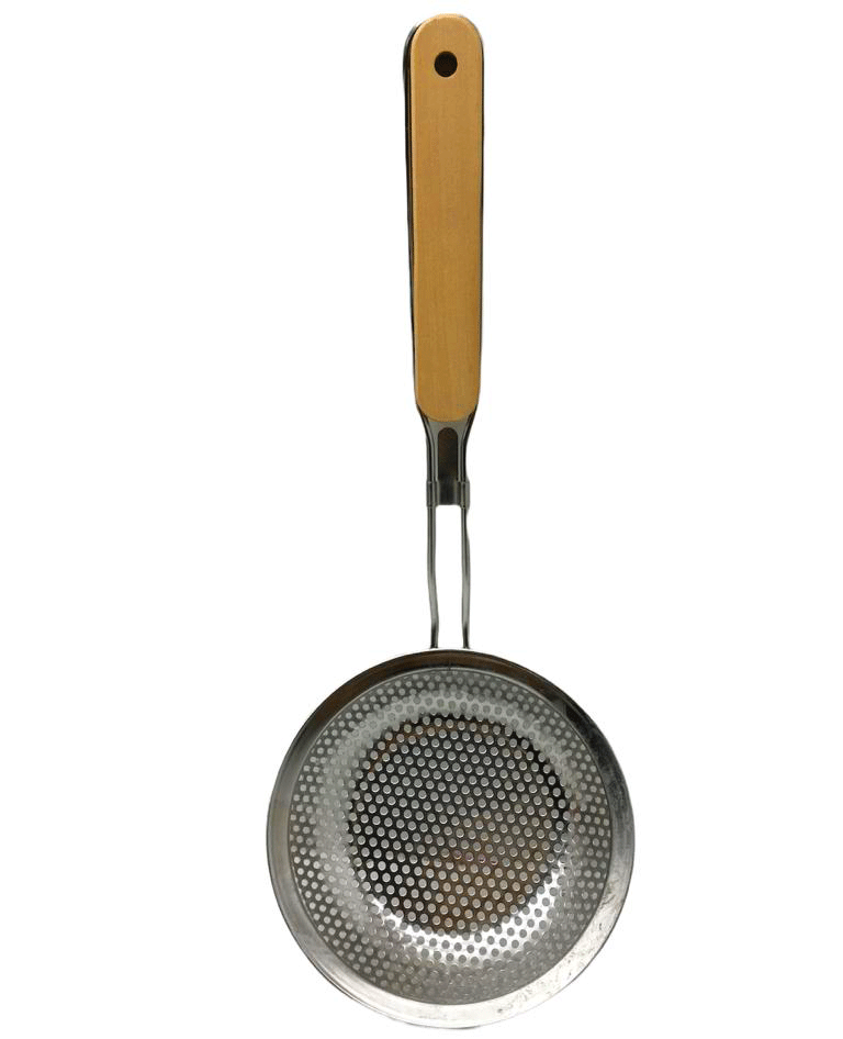 AHŞAP SAPLI  METAL KEVGİR