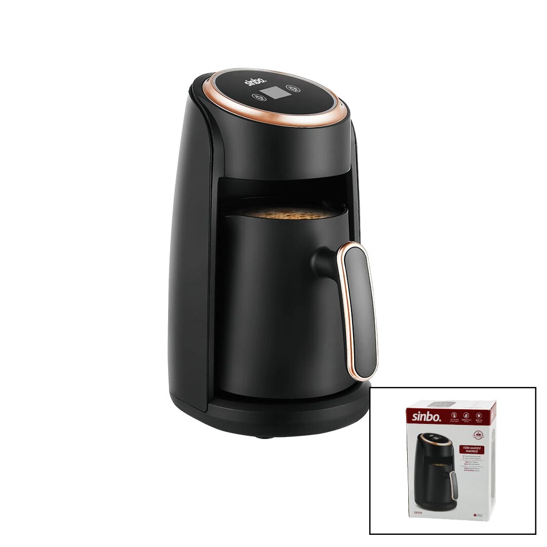 ELEKTRİKLİ TÜRK KAHVESİ MAKİNESİ 4 FİNCAN SESLİ UYARI - TAŞMA ÖNLEYİCİ SİSTEM SCM-2978