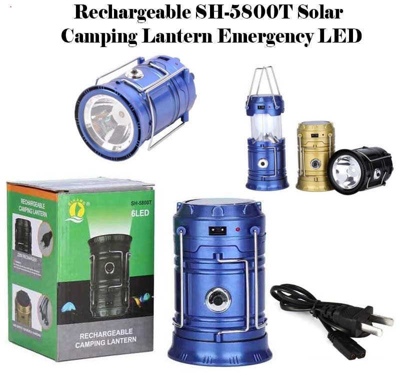 Fanus Şeklinde Mercekli Kamp Lambası