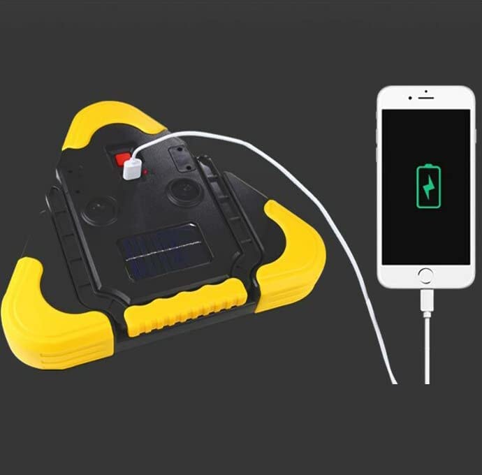 Güneş enerjili ve şarjlı reflektör Acil Yol Durum Uyarısı Park Lambası