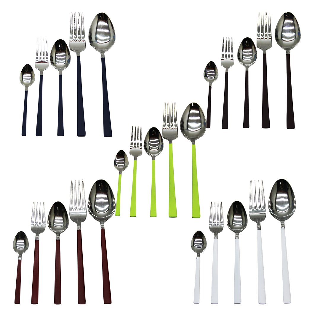 HASIRLI KAPLAMALI - 30  PARÇA METAL KAŞIK ÇATAL SET