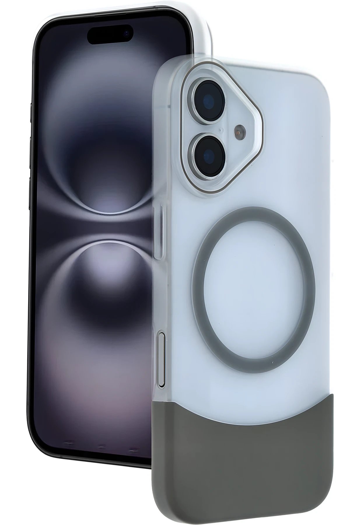 Joko Apple iPhone 16 Velar Magsafe Kapak - Natural Grey