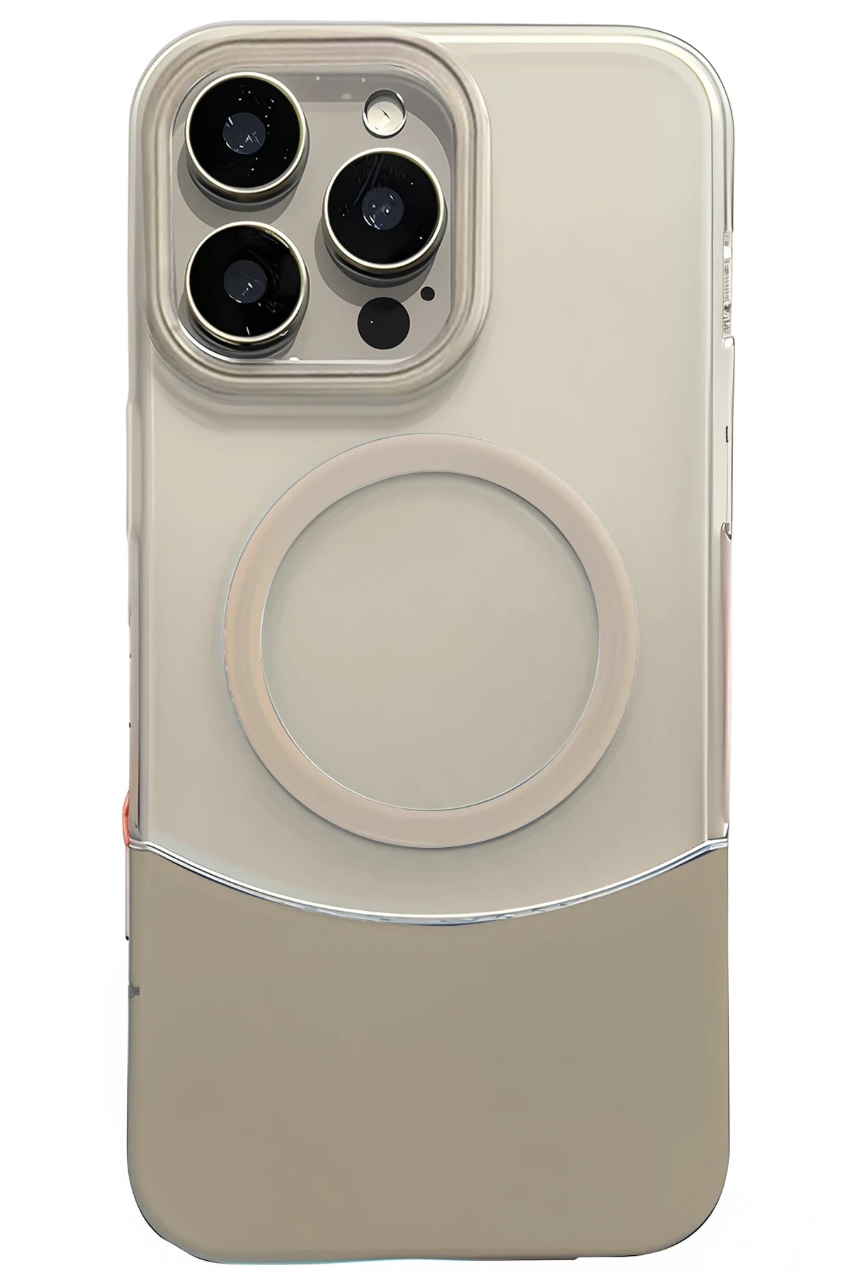 Joko Apple iPhone 16 Pro Velar Magsafe Kapak - Natural Grey