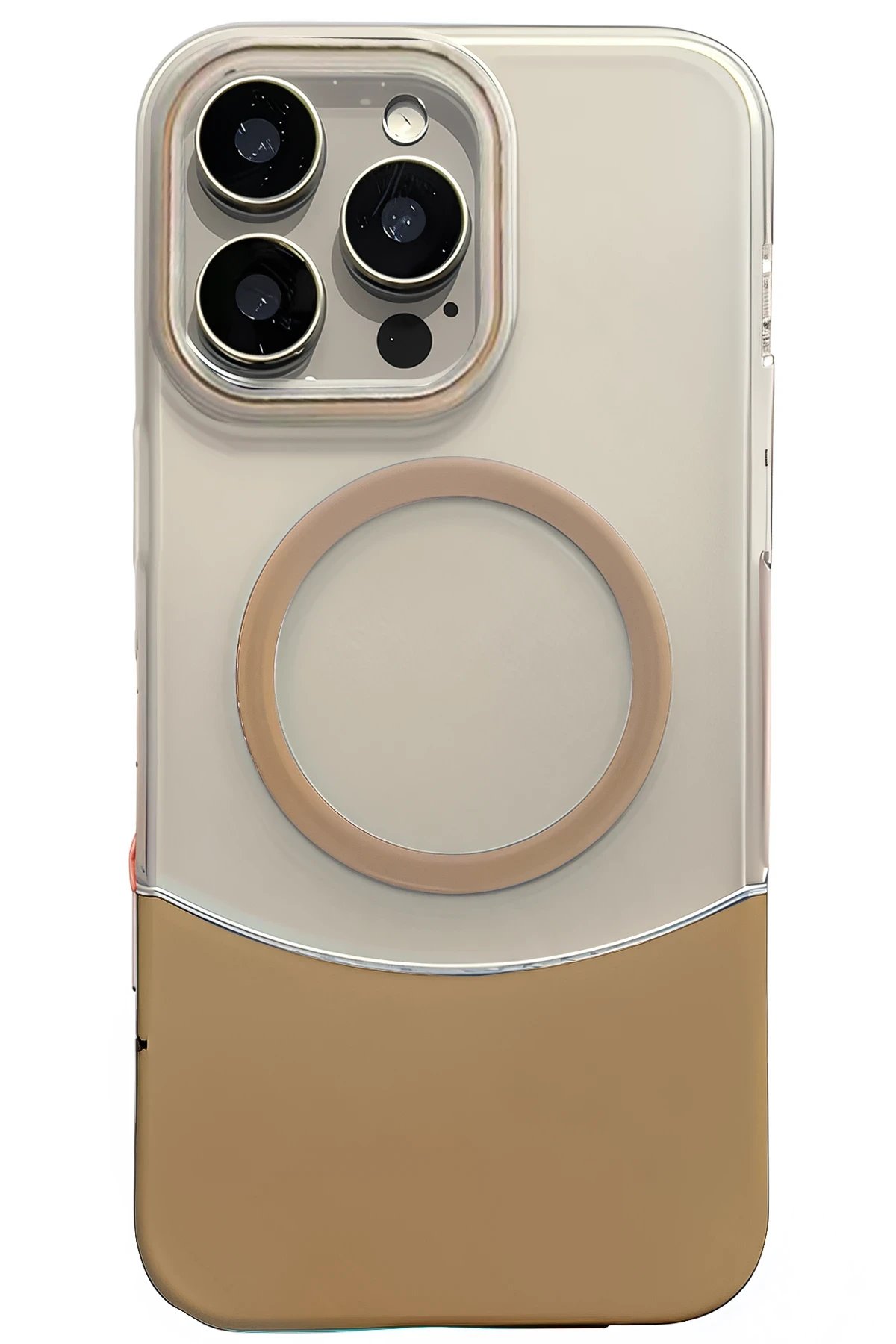 Joko Apple iPhone 16 Pro Velar Magsafe Kapak - Çöl Titanyum