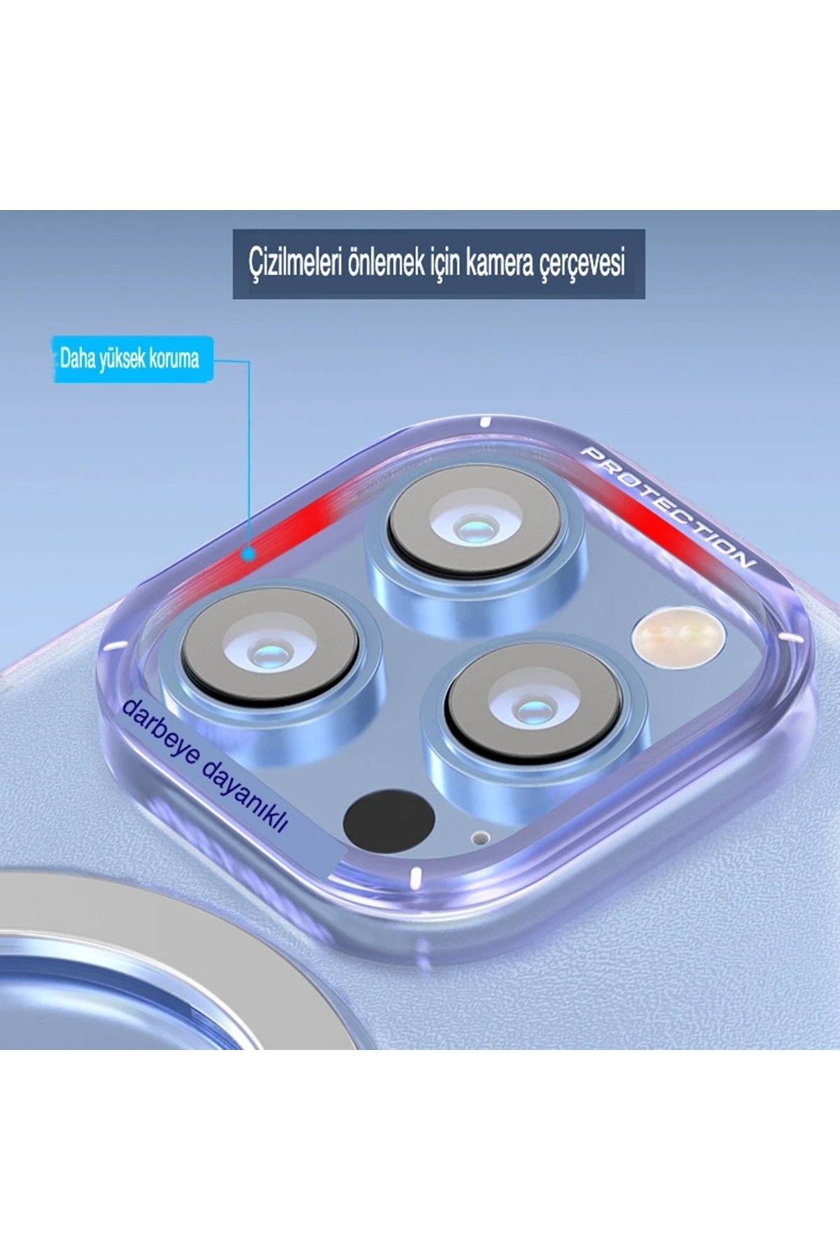 Joko iPhone 14 Pro Kılıf Zoom Standlı Silikon - Siyah