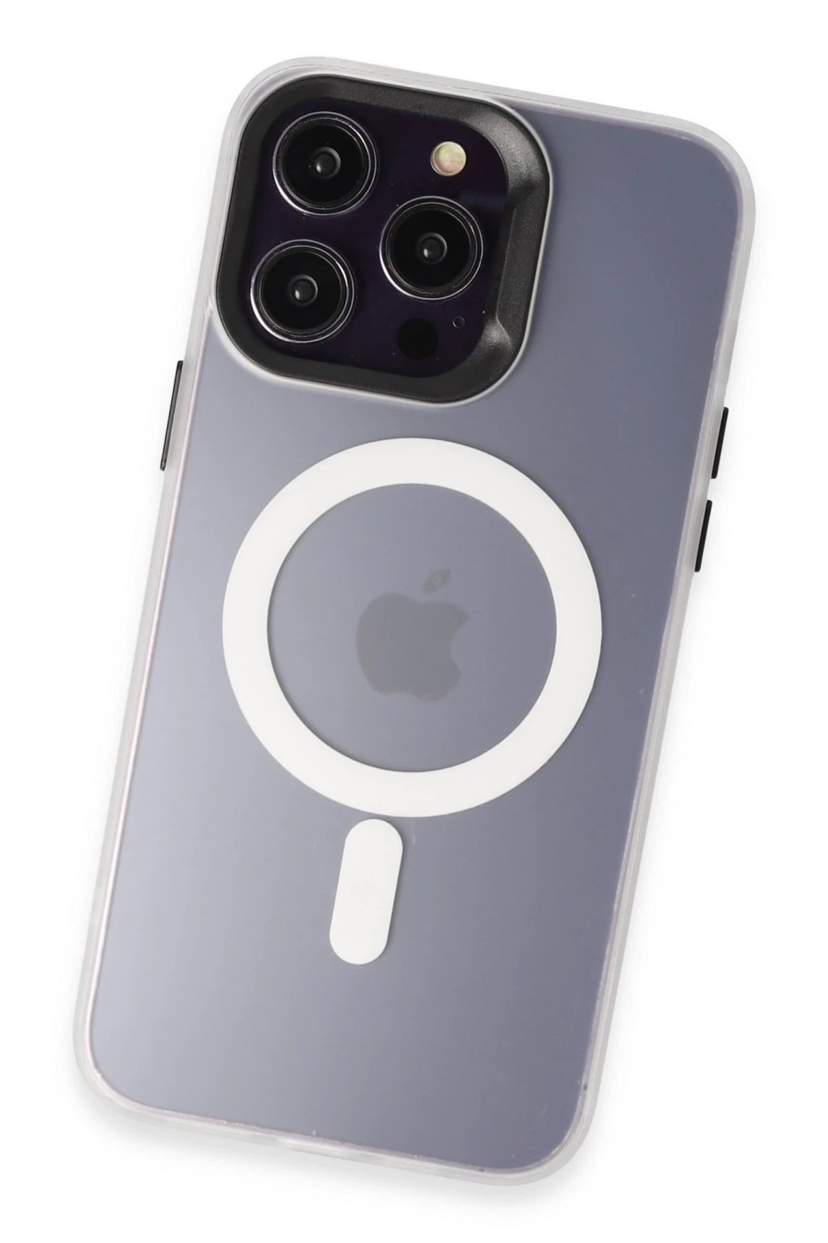 Joko iPhone 13 Pro Max Kılıf Mateks Magsafe Kapak - Beyaz