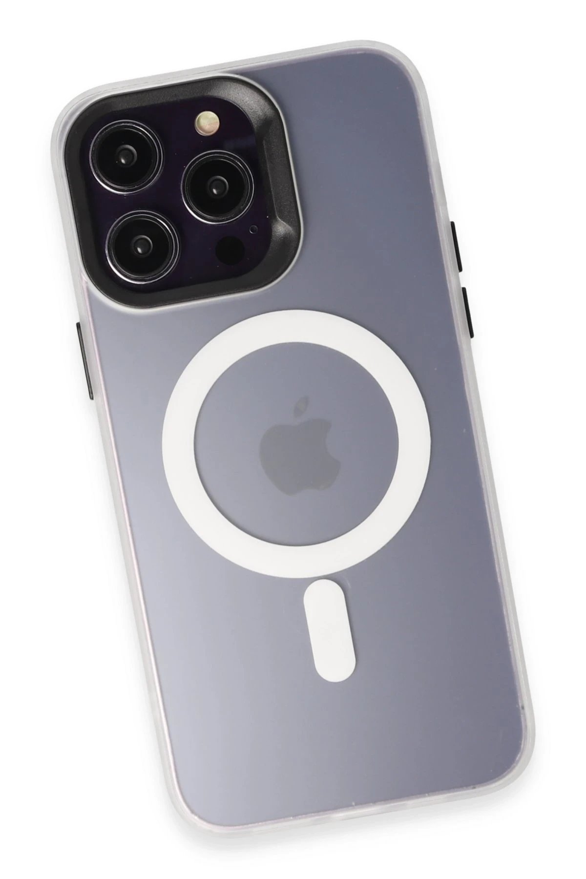 Joko iPhone 13 Pro Max Kılıf Mateks Magsafe Kapak - Beyaz