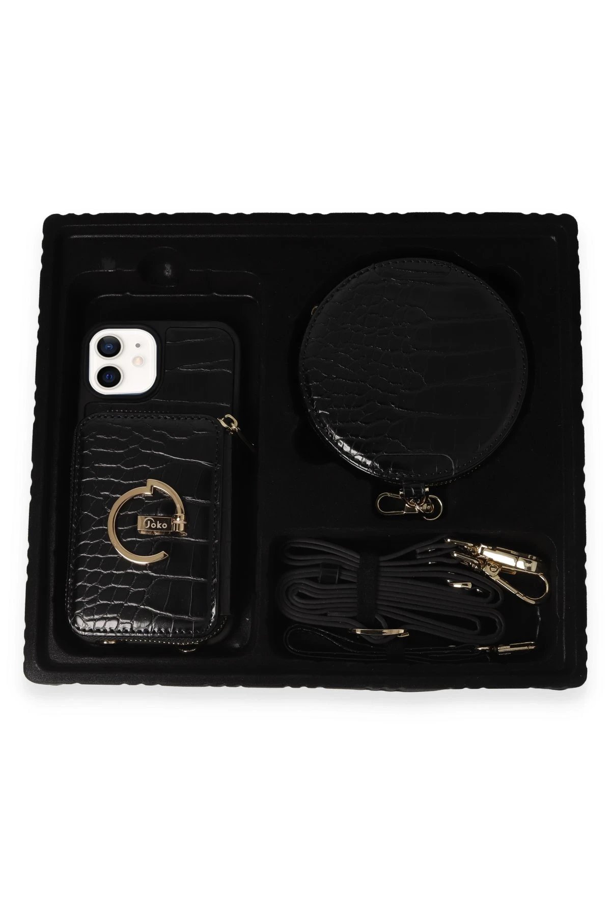 Joko iPhone 11 Kılıf Ermes Kapak - Siyah