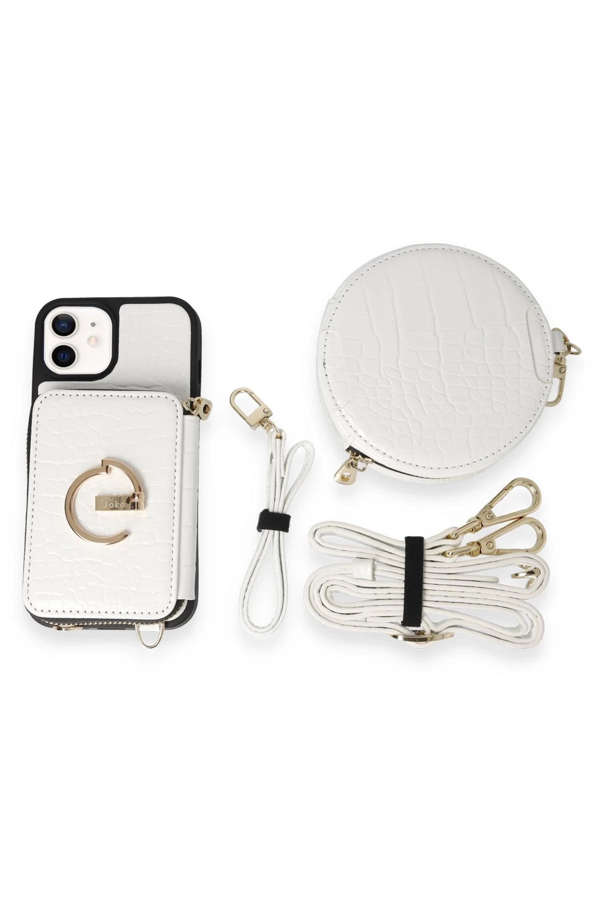 Joko iPhone 11 Kılıf Ermes Kapak - Beyaz