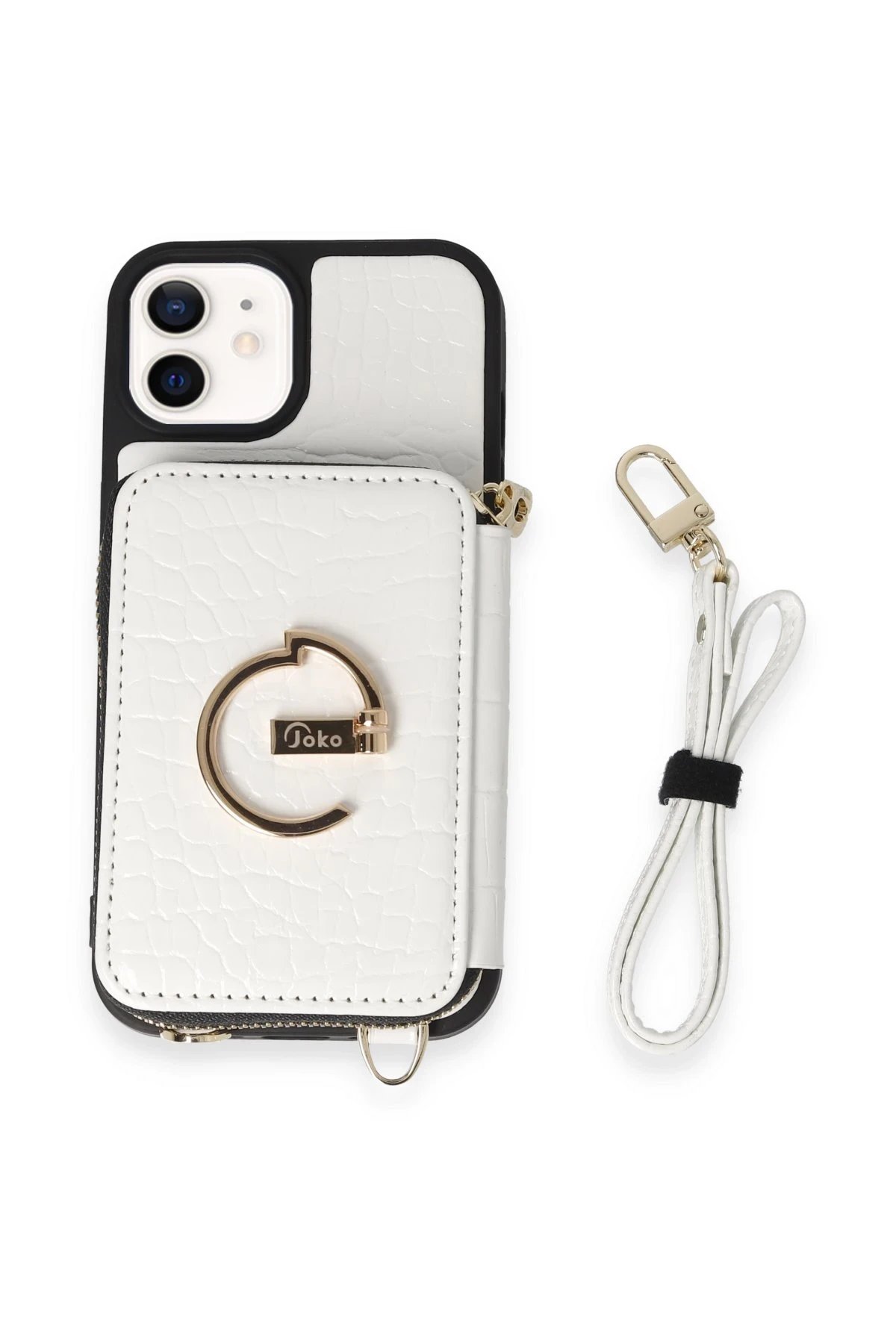 Joko iPhone 11 Kılıf Ermes Kapak - Beyaz