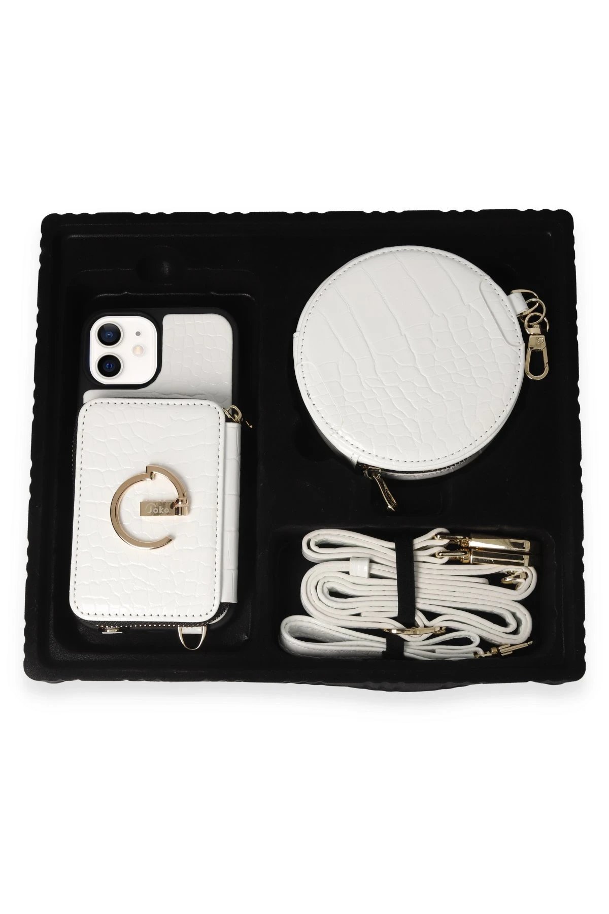 Joko iPhone 11 Kılıf Ermes Kapak - Beyaz