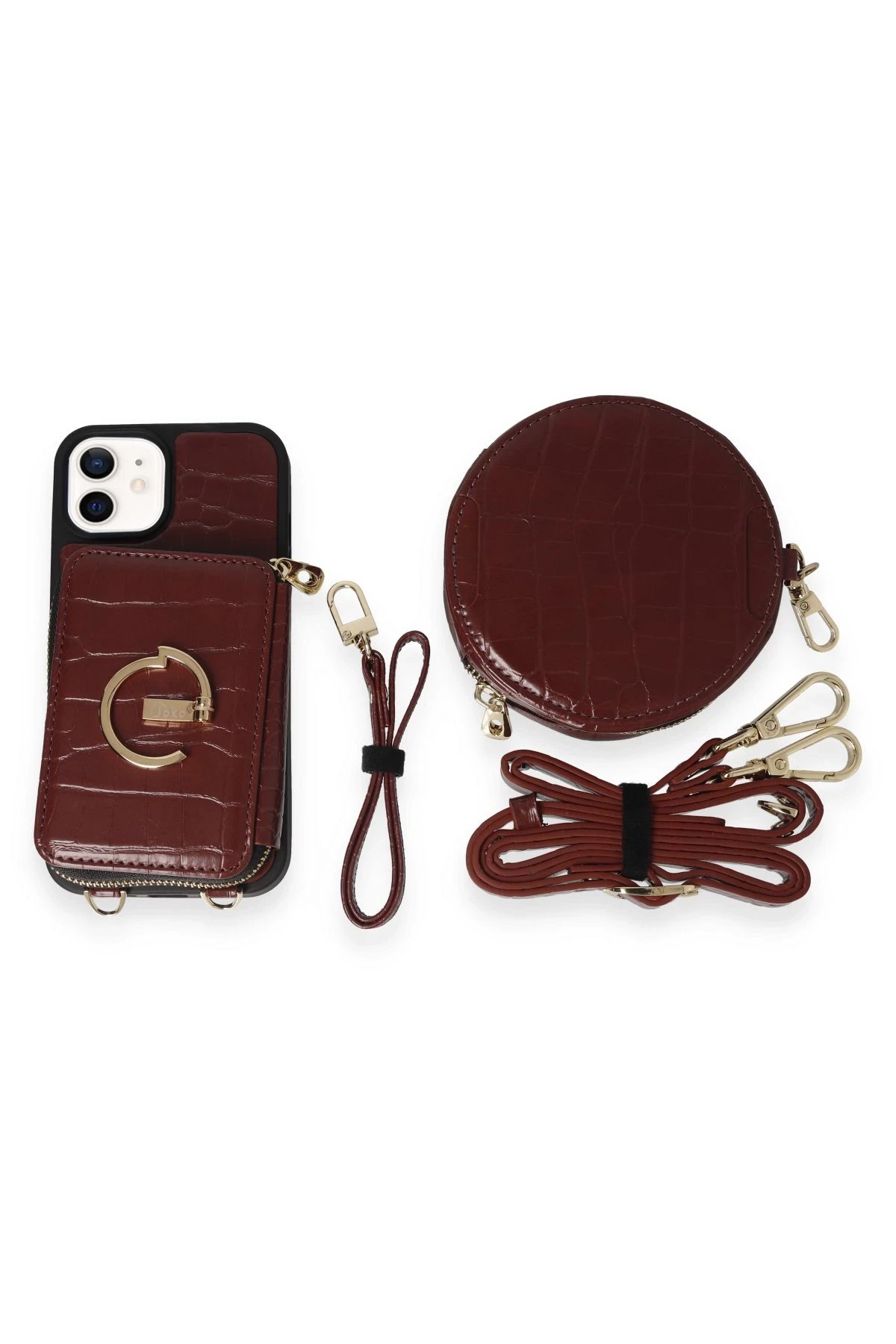 Joko iPhone 11 Kılıf Ermes Kapak - Bordo