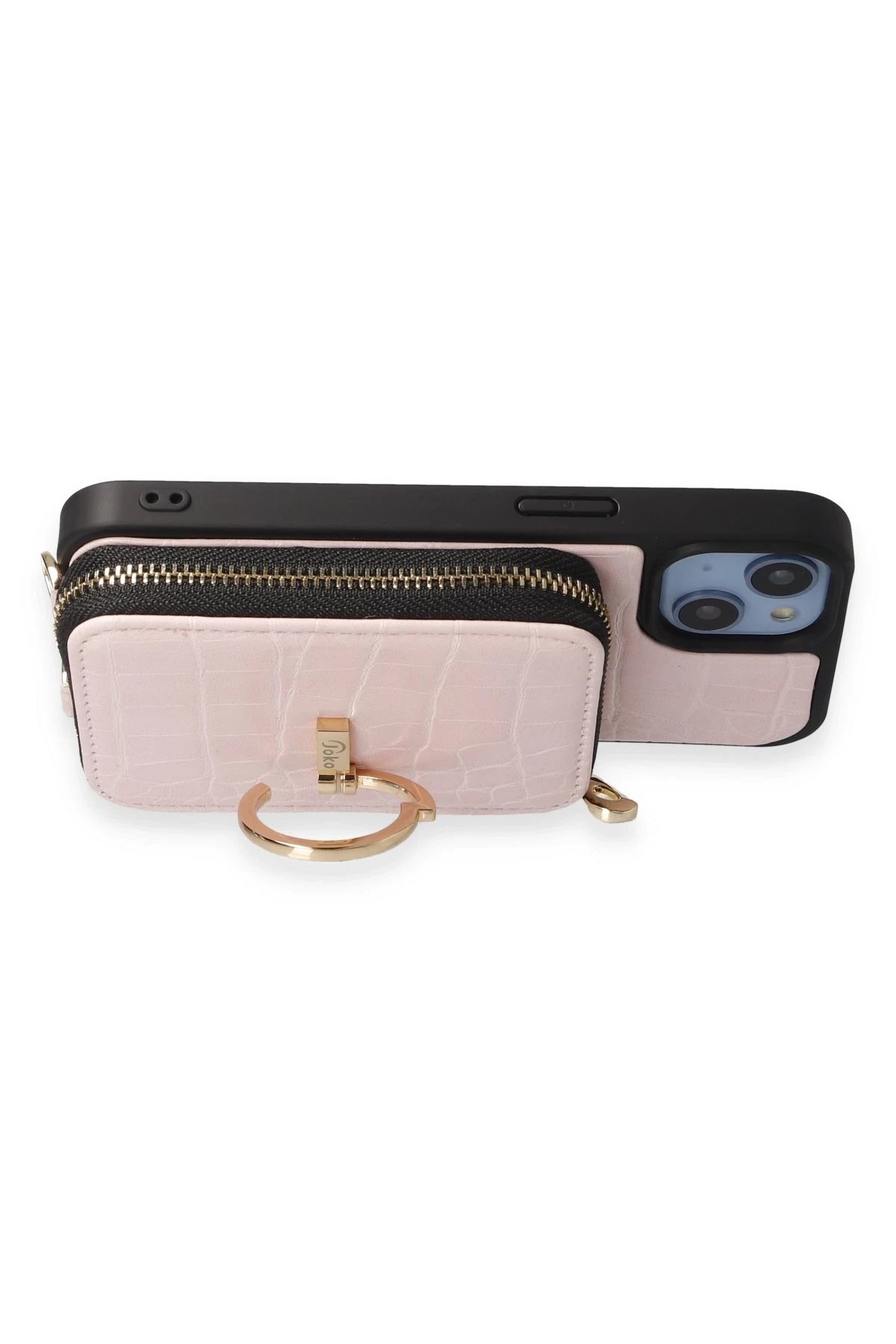 Joko iPhone 12 Pro Kılıf Ermes Kapak - Pembe