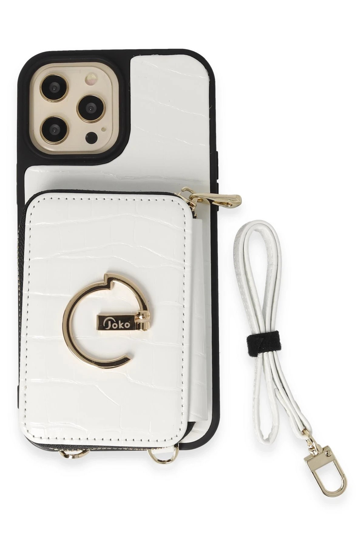 Joko iPhone 12 Pro Max Kılıf Ermes Kapak - Beyaz